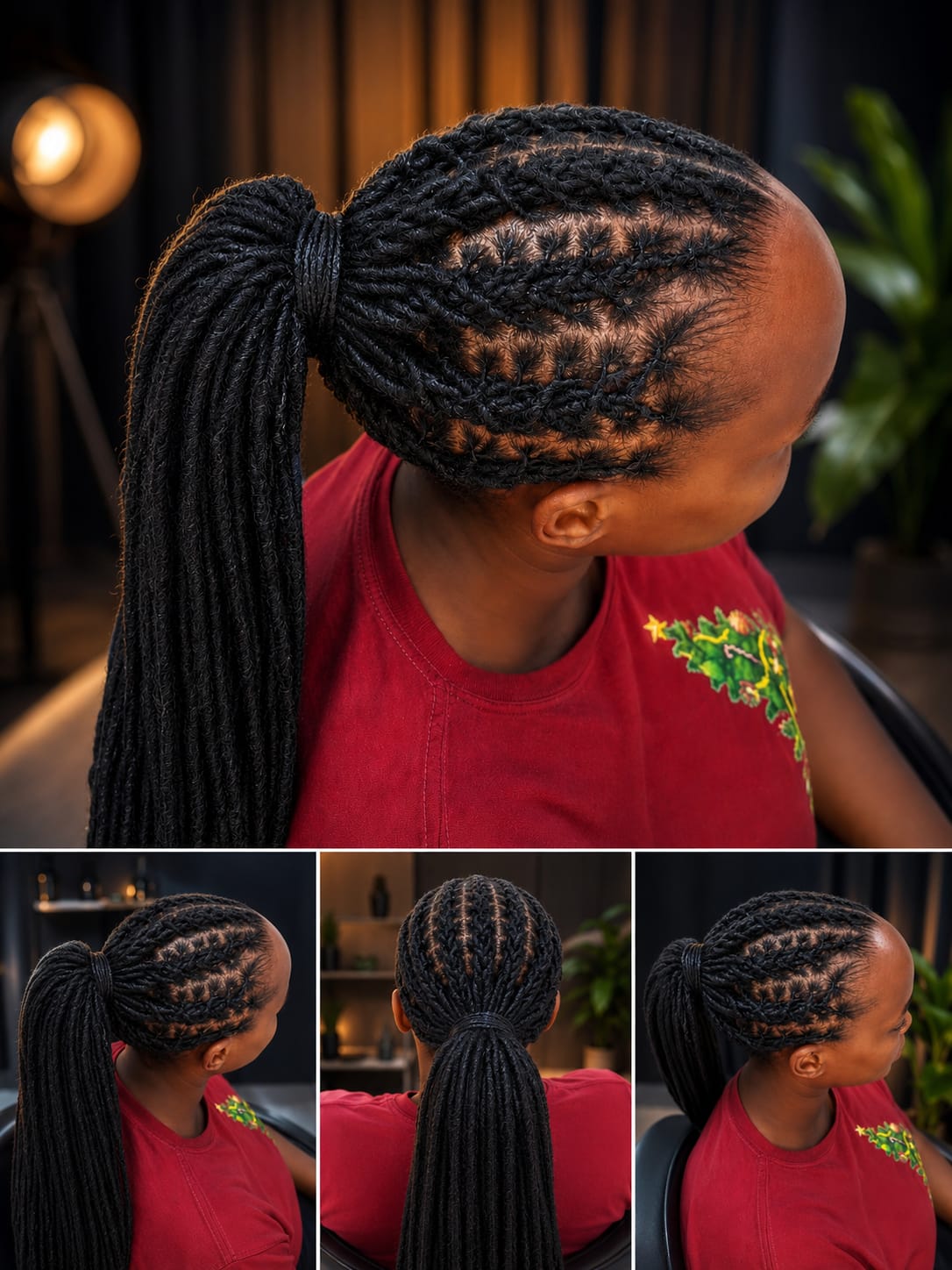A beautiful client after service
